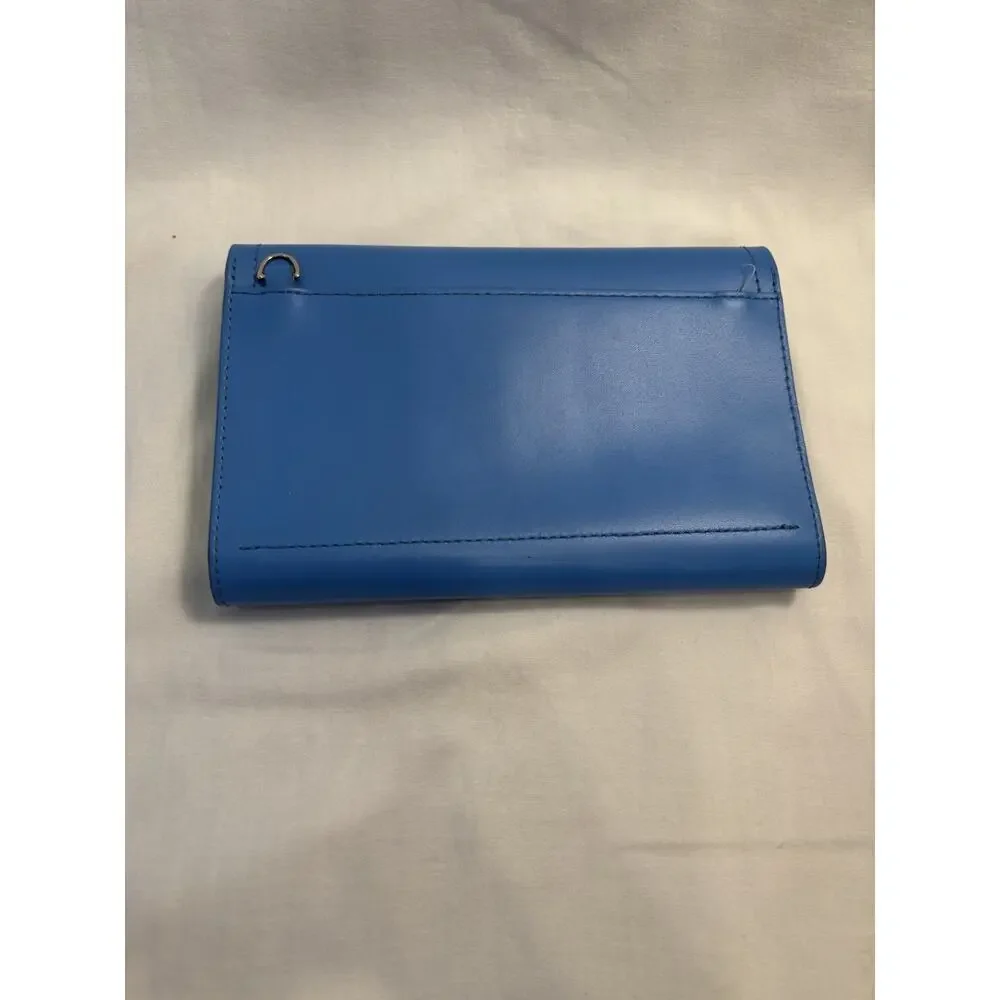 Kate Spade New York Blue Mint Dual Tone Wallet without Strap Slightly Damaged